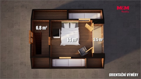Prodej chaty / chapuly, 75 m² - 14