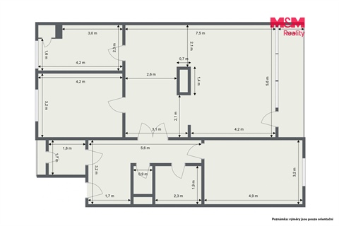 Prodej bytu 3+1, 100 m² - 18