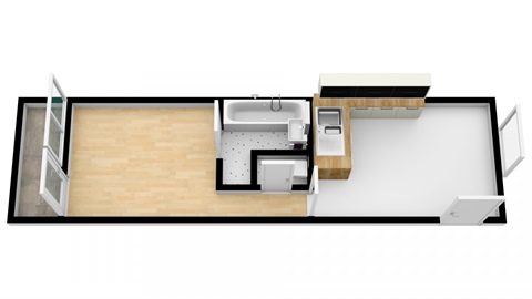 Pronájem bytu 2kk, 36 m² - 4
