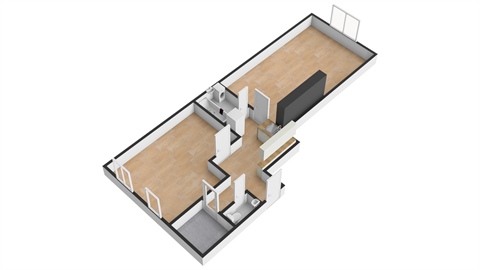 Pronájem bytu 2kk, 61 m² - 10