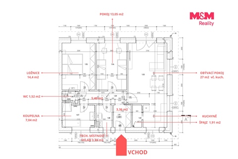 Prodej rodinného domu, 77 m² - 8