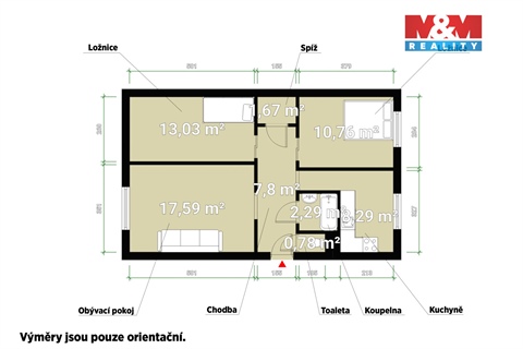 Prodej bytu 3+1, 62 m² 4