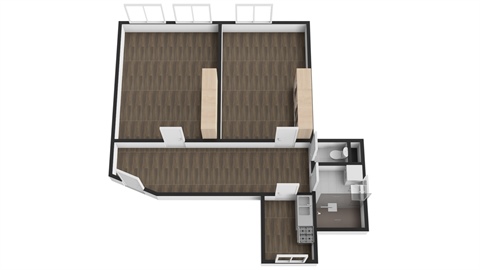 Pronájem bytu 2+1, 55 m² 14