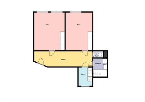 Pronájem bytu 2+1, 55 m² 2
