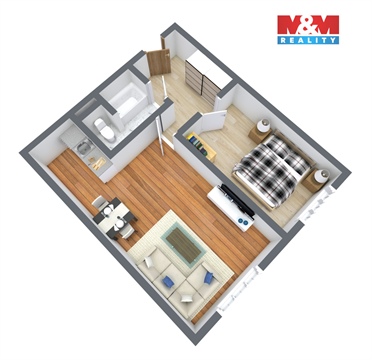 Prodej bytu 2kk, 42 m² 12