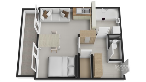 Prodej bytu 1kk, 44 m² 6