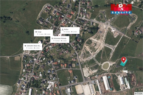 Prodej stavebního pozemku, 1 100 m² - 10