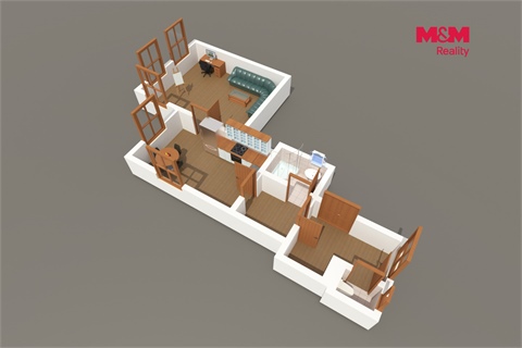 Prodej bytu 2kk, 61 m² 2