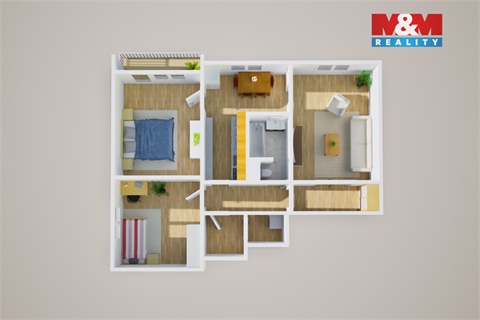 Prodej bytu 3+1, 76 m² - 22
