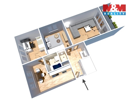 Prodej bytu 3+1, 62 m² 4
