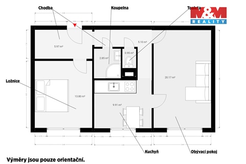 Prodej bytu 2+1, 63 m² - 16