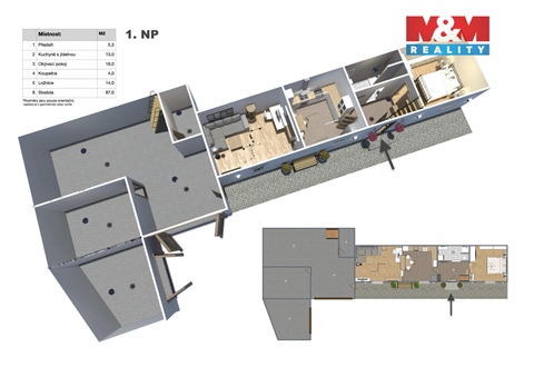 Prodej rodinného domu, 76 m² 26