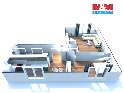 Prodej bytu 2+1, 56 m² 12