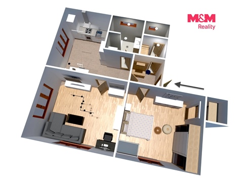 Prodej bytu 2+1, 63 m² - 8