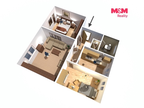 Prodej bytu 3+1, 61 m² - 12