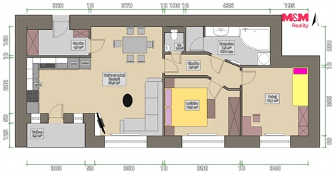 Pronájem bytu 3kk, 71 m² - 6