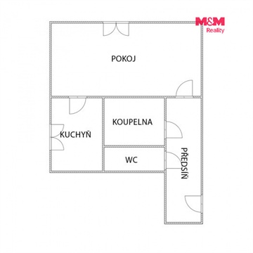 Prodej bytu 1+1, 35 m² - 2