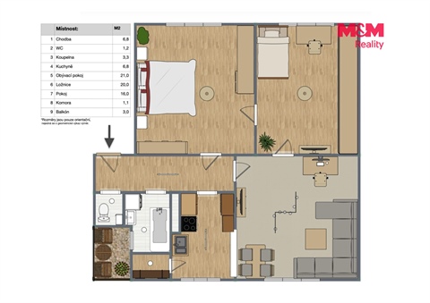 Prodej bytu 3+1, 95 m² - 18