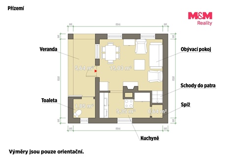Prodej chaty / chapuly, 45 m² 10
