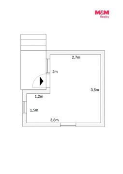Prodej chaty / chapuly, 12 m² - 8