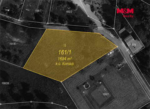 Prodej stavebního pozemku, 1 684 m² - 0