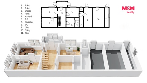 Prodej rodinného domu, 93 m² - 6