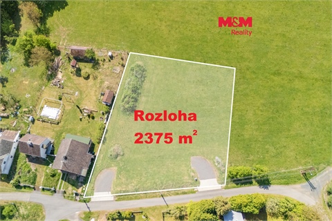 Prodej stavebního pozemku, 2 375 m² 0