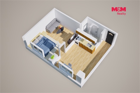 Prodej bytu 1+1, 33 m² - 12