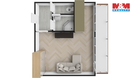 Prodej bytu 1+1, 25 m² - 10