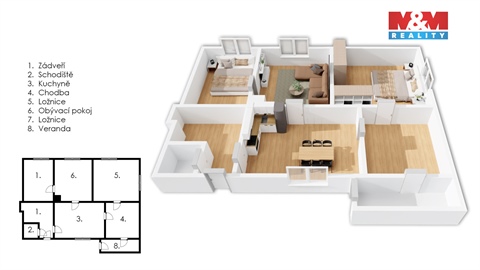 Prodej rodinného domu, 82 m² - 8