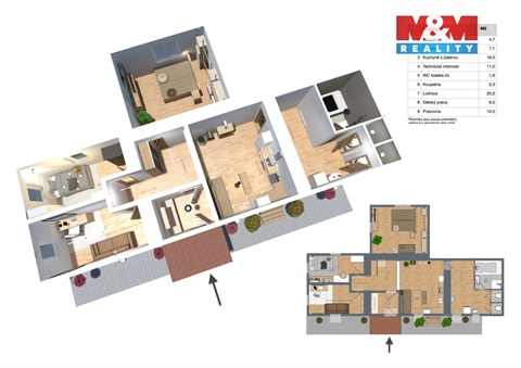 Prodej chaty / chapuly, 86 m² - 24