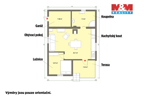 Prodej chaty / chapuly, 58 m² 4