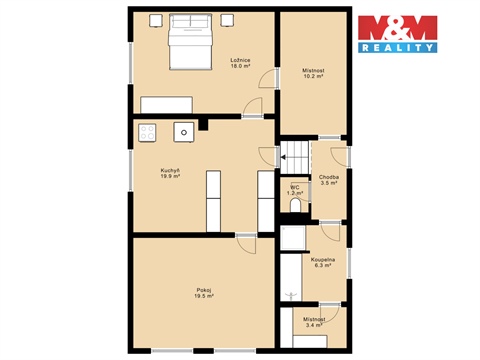Prodej rodinného domu, 71 m² - 12