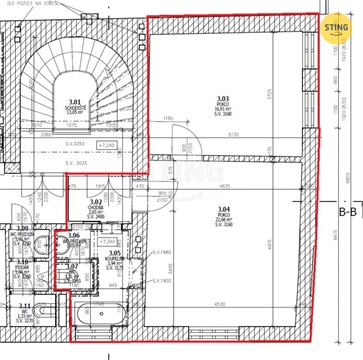 Pronájem bytu 2kk, 48 m² - 4