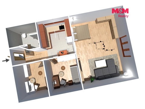 Prodej bytu 3kk, 75 m² 16