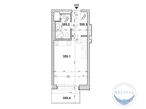 Pronájem bytu 1kk, 30 m² 16