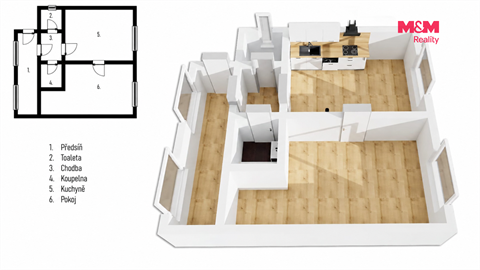 Prodej rodinného domu, 46 m² 8