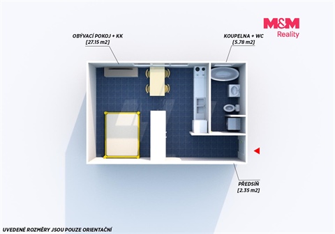 Pronájem bytu 1kk, 36 m² 4
