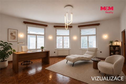 Pronájem kanceláře, 53 m² - 0