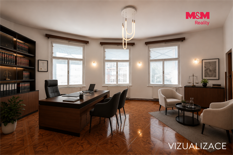 Pronájem kanceláře, 53 m² 2