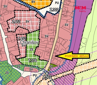 Prodej stavebního pozemku, 485 m² - 4