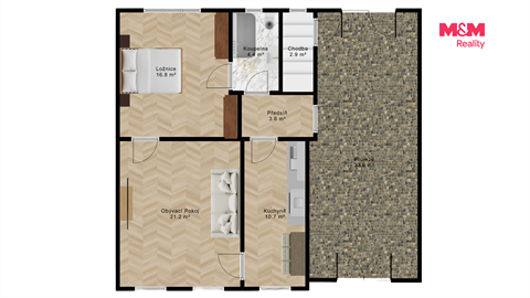 Prodej rodinného domu, 84 m² 16