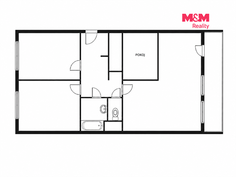 Prodej bytu 3kk, 72 m² 12
