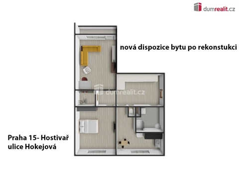 Prodej bytu 2+1, 66 m² - 4