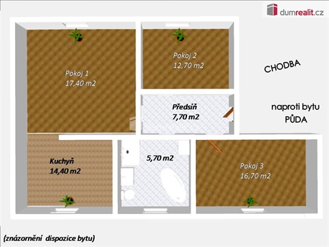 Prodej bytu 3+1, 87 m² - 22
