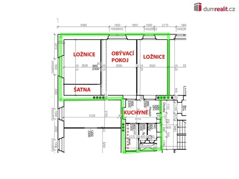 Pronájem bytu 3+1, 75 m² - 6