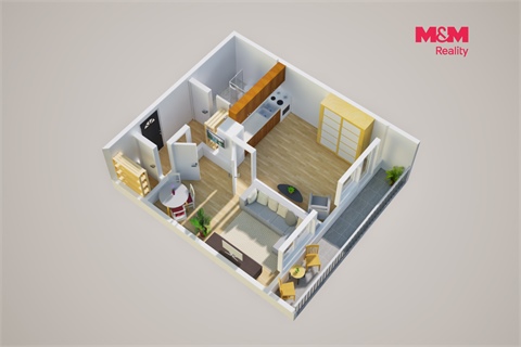 Prodej bytu 1+1, 41 m² 14