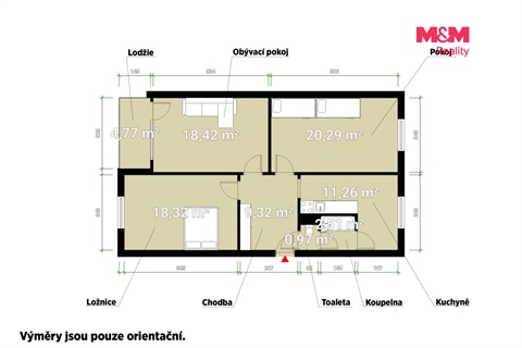 Prodej bytu 3+1, 79 m² 4