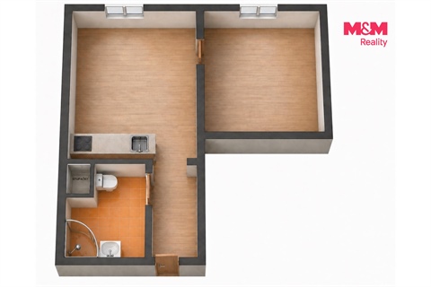 Prodej bytu 1+1, 36 m² - 4