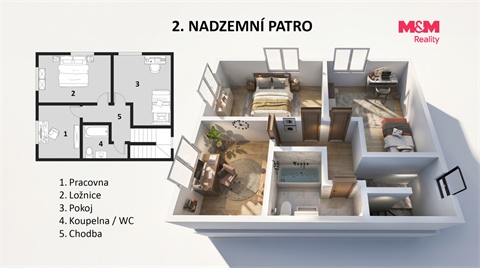 Prodej rodinného domu, 97 m² - 6